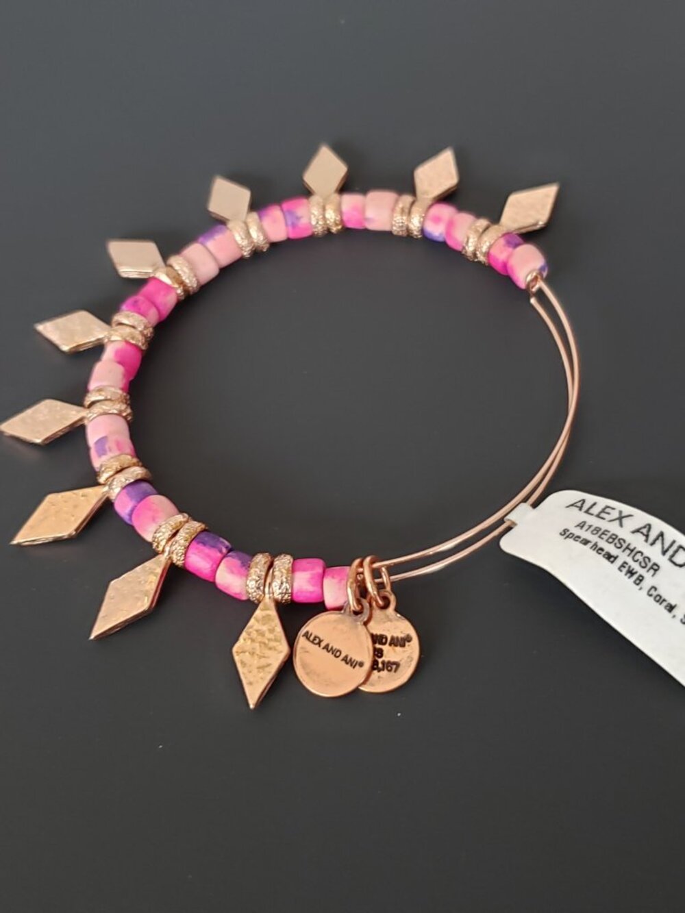 NWT ✨ Alex and Ani ✨ Coral Spear Head 548 - Picture 1 of 3